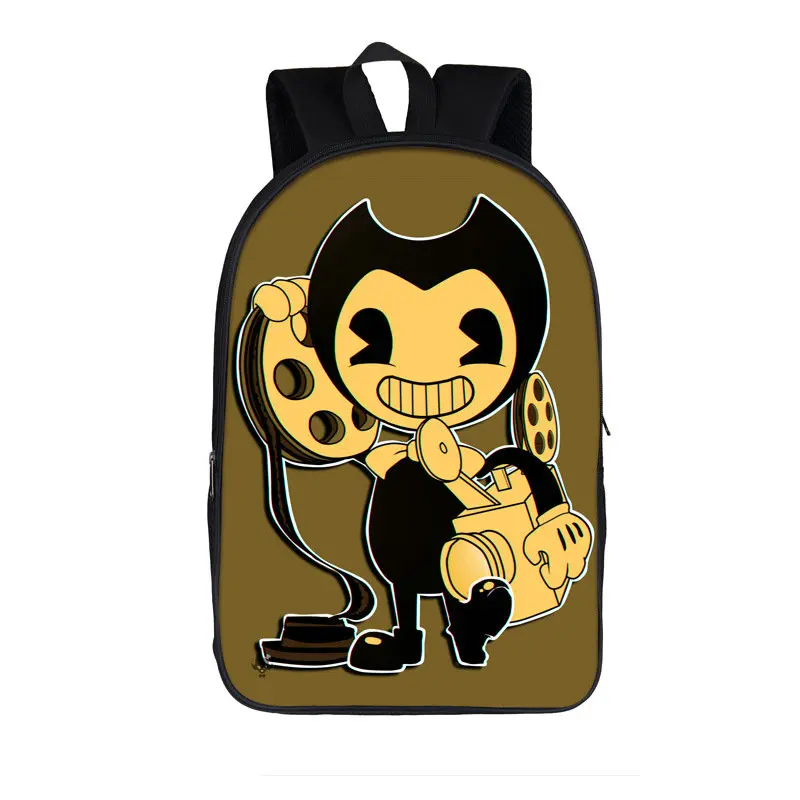 Bendy и чернильная машинка рюкзаки для детей школьные сумки мультфильм игра 3D книга рюкзак повседневная школьная сумка дропшиппинг - Цвет: photo colour