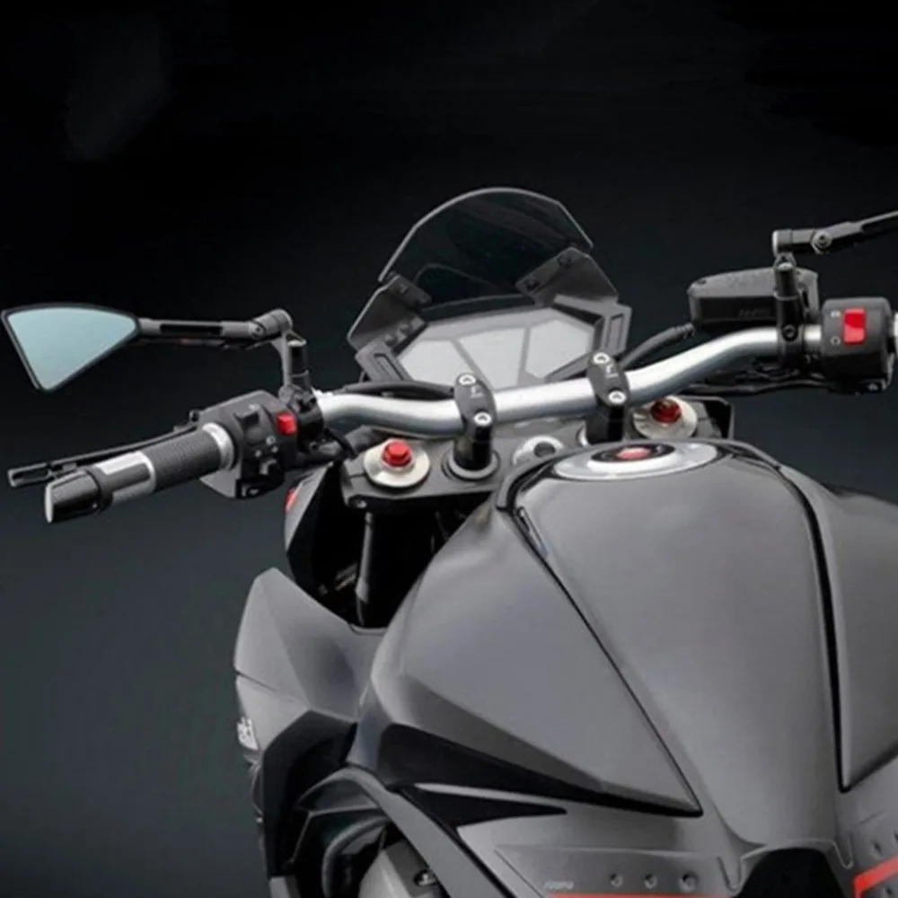 Cnc Aluminum Alloy Universal Rear Side Mirror Motorcycle Scooter Rearview Mirror Street Car Motorcycle Accessories