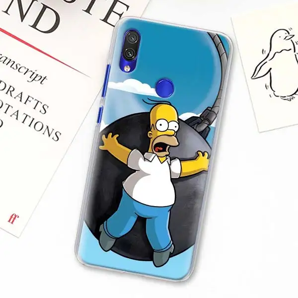 Чехол для телефона Homer J. Simpson для Redmi Note 5 6 7 8 Pro 8T S2 GO Redmi 7 7A 8A K20 Pro 6 6A 5 Plus жесткий чехол - Цвет: H02