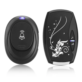 

Wireless Doorbell Kit 1 Push Button 1 Plug-In Receiver 36 Melodies 4 Volume Levels LHB99