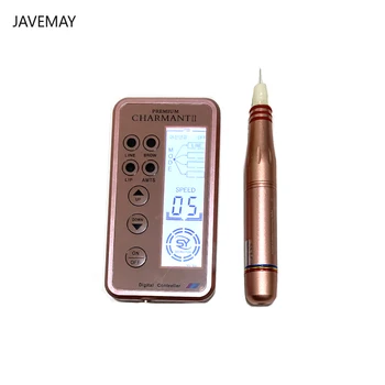 

Digital Charmant 2 Tattoo Machines Permanent Makeup Kits for Eyebrow Lips Rotary Swiss Microblading MTS Pen Set Make Up Machine