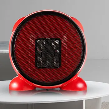 

Dropship!!Cartoon Rechargeable Small Heater Home Office Leafless Heater Hot Fan Super Quiet and Warm Fan