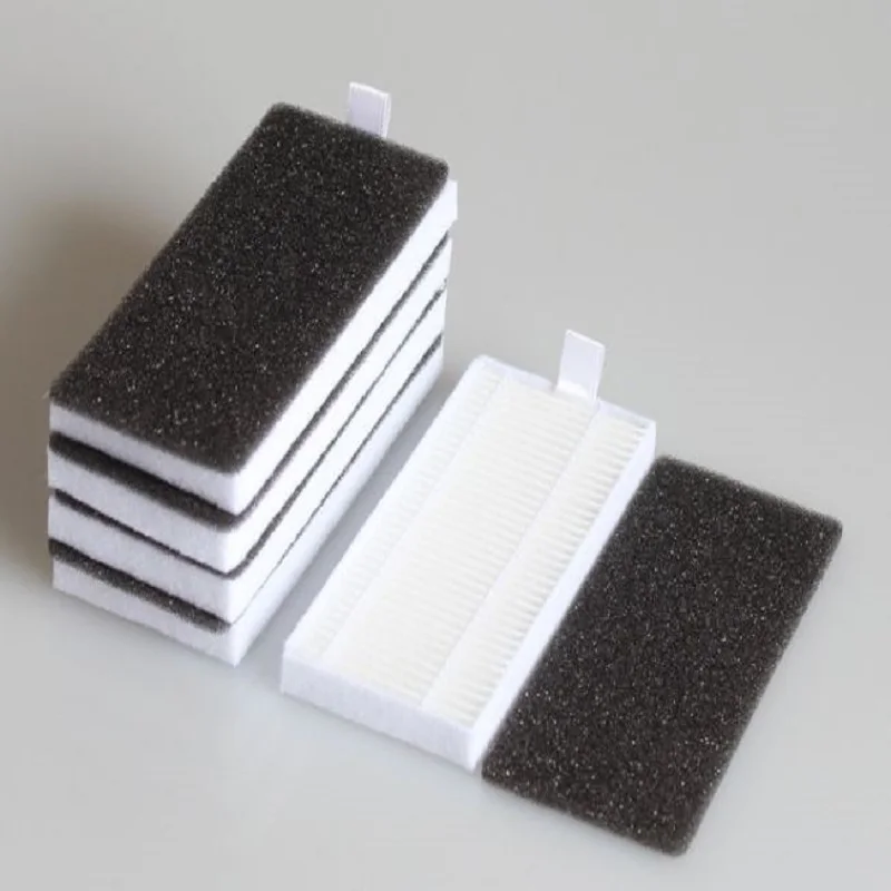 Gehäuse reinigung Ersatz 5 Hepa-Filter und 5 Schwämme für c exvac660 Roboter Staubsauger Ersatzteile – Detail 1