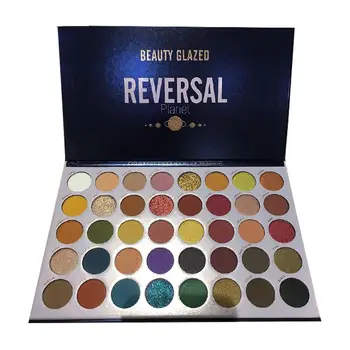 

40 Color Fusion Rainbow Eyeshadow Pallete Matte Shimmer Pigment Rainbows Makeup Eyeshadow Palette Cosmetics