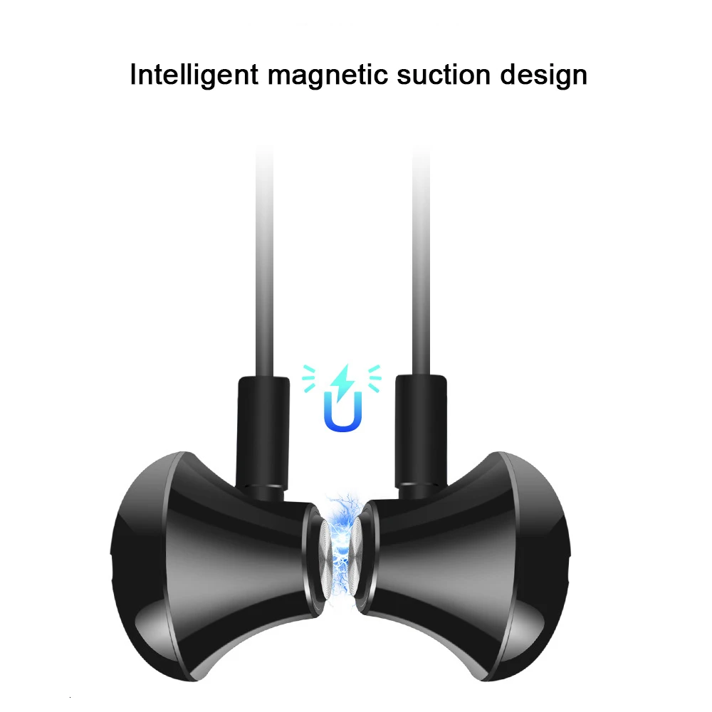 2019 Active Noise Cancelling Sports Bluetooth Wireless Headset Earphone Cordless Headphones For Iphone Bluethooth Earphones  7