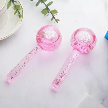 

1Pair Large Beauty Ice Hockey Energy Beauty Crystal Cooling Globes For Face Ball Water and Ice Wave Massage Eye O3D6