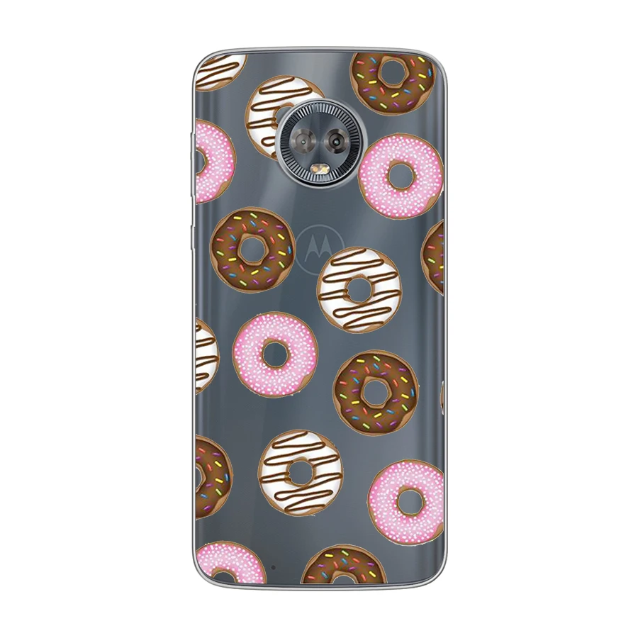 Ciciber для Motorola Moto C Z2 Z3 ONE G4 G5 G5S G6 P30 E3 E4 E5 Plus Play Power X4 M мягкая задняя крышка прозрачные