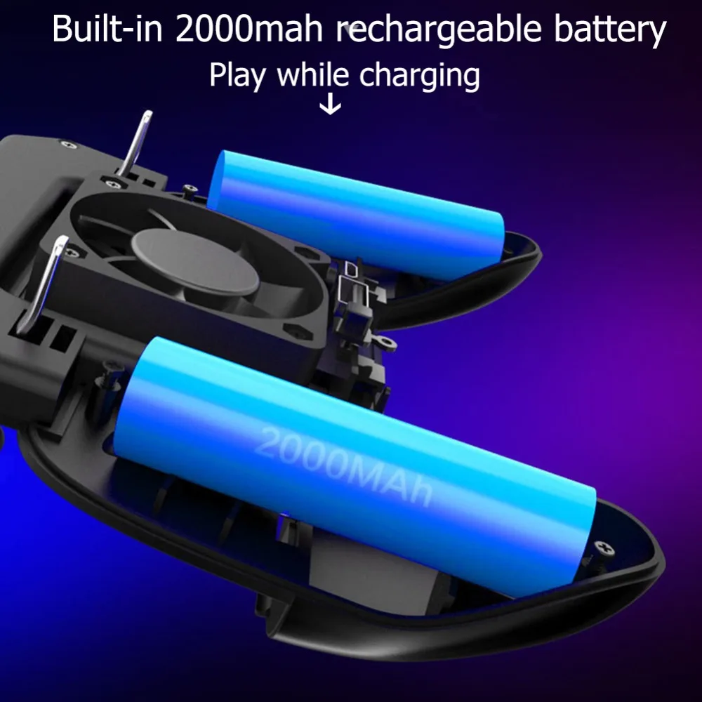 SR 2000 mAh Зарядное устройство Мощность банк рассеивания тепла H5 Вентилятор охлаждения геймпад джойстик рукоятка огонь Aim ключ для мобильного