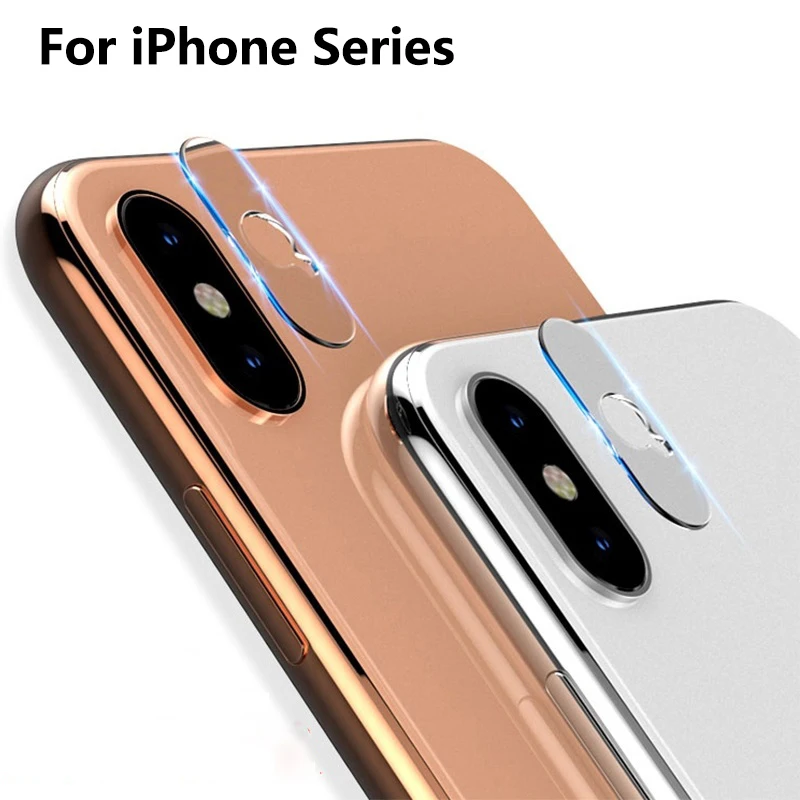 Закаленное стекло для iPhone XR X XS MAX 8 7 6 6s Plus защита объектива камеры полная