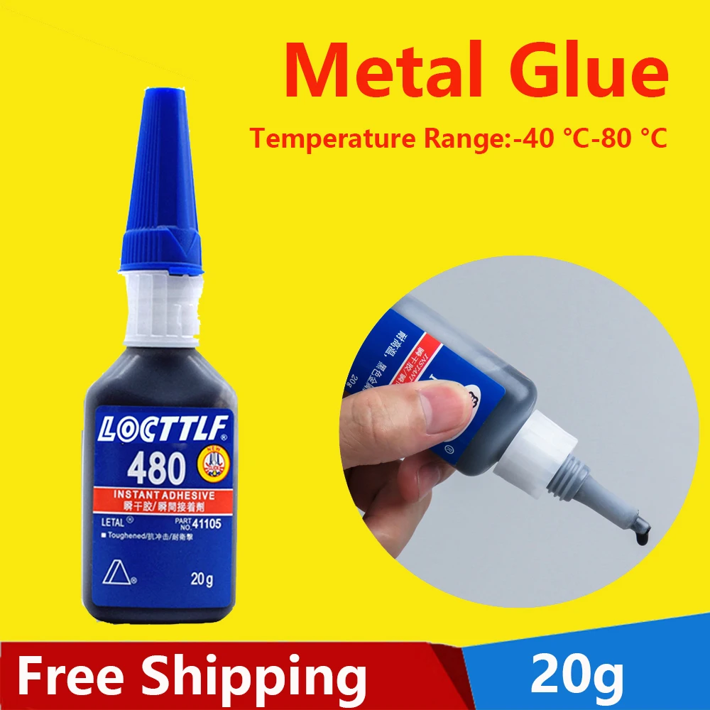 Metal Glue Black Liquid Seal Dedicated Glue 20g Universal Glue DIY