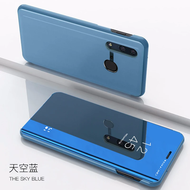Для huawei Коврики 20 10 Pro P Smart четкое зеркало заднего вида 360 с подставкой откидной крышкой сенсорный чехол P20 Pro lite чехол