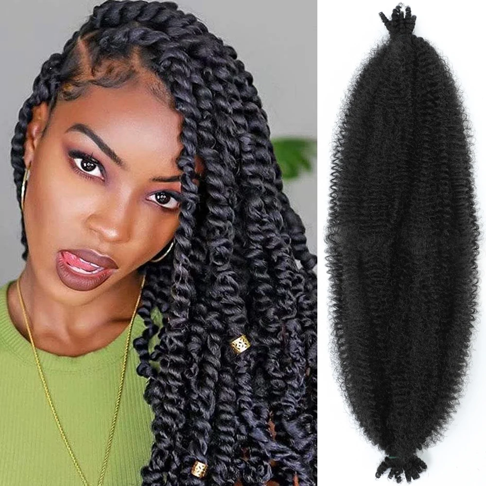Tresse Ado Coiffure Cheveux Crépus : Mon Expérience avec les Mèches Afros  Springy pour des Tresses Naturelles, image size:1000x1000