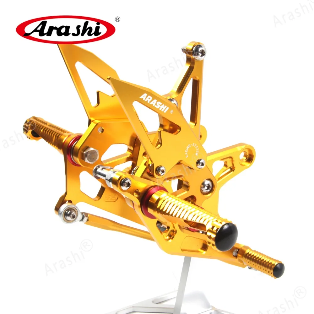 Араши для KAWASAKI NINJA ZX6R 2009- ЧПУ Регулируемая подножка подножки Rearset мотоциклетные ZX-6R ZX636 2010 2011 2012 2013