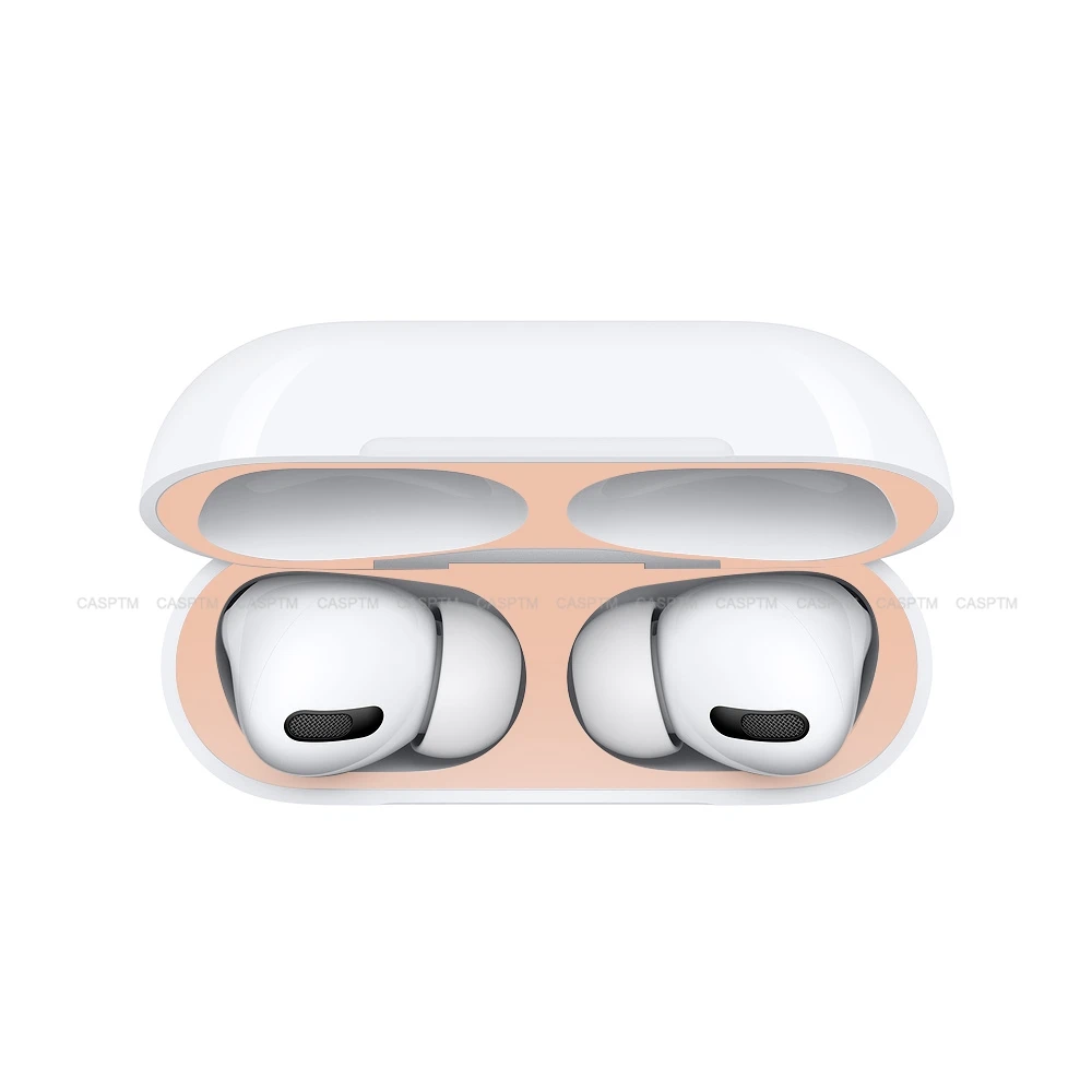Металлическая защита от пыли для Airpods Pro наклейка Apple аксессуары Кожи Чехол