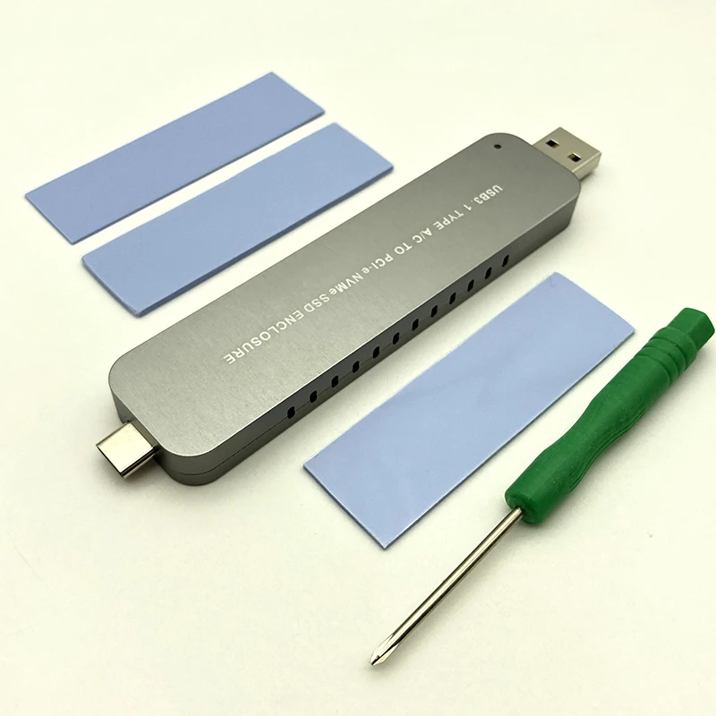 M2 SSD чехол/корпус/коробка M.2 PCI-E NVME к USB3.1 TYPE-A TYPE-C корпус SSD жесткий диск Box адаптер чехол для 2242/2260/2280 SSD