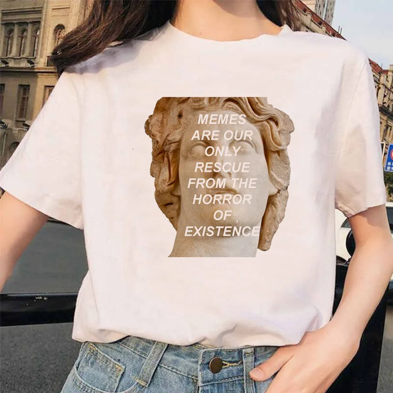 Michelangelo футболка ulzzang hands femme винтажная Женская harajuku футболка 90s Эстетическая Женская Эстетическая гранж графическая футболка