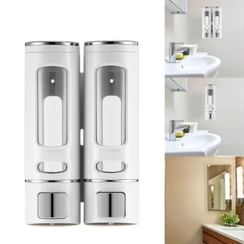 

Liquid Soap Dispenser 400ml 800ml Wall Mounted Round Bathroom Accessories Lotion Pump Dispensers Bottle