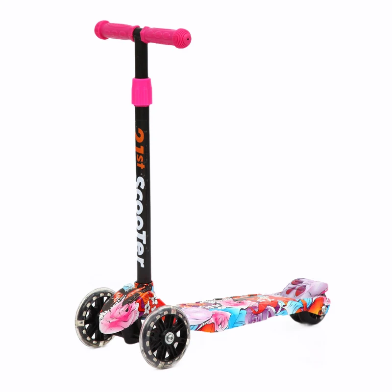 Скутеры Детские с 3 колесами для мальчиков и девочек 2 6 8 лет скутеры