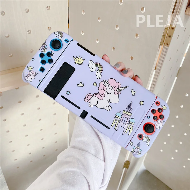 Мягкий силиконовый чехол для игровой консоли Nintendo Switch NS Симпатичные чехлы с