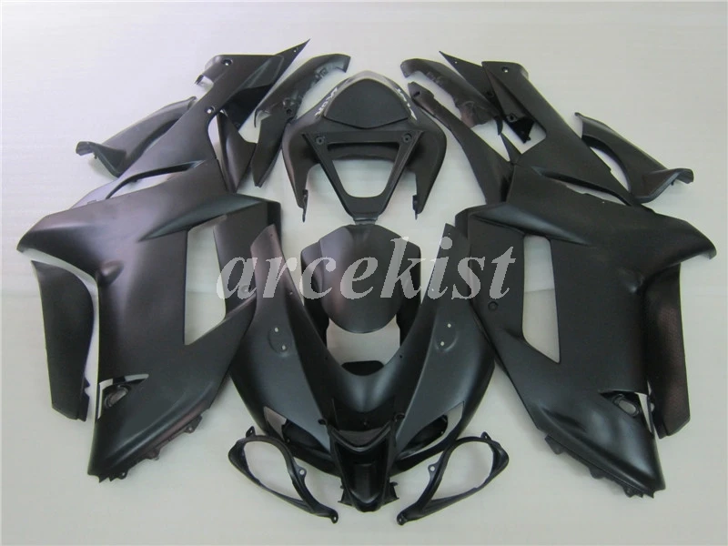 ABS мотоцикл Обтекатели наборы Подходит для Kawasaki Ninja ZX-6R ZX6R 2007 2008 07 08 636 Пользовательские черный и белый West