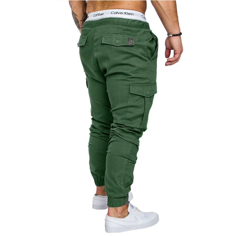 More Colors New Men Pants Hip Joggers Fashionable Overalls Trousers Casual Pockets Solid color Mens Sweatpants