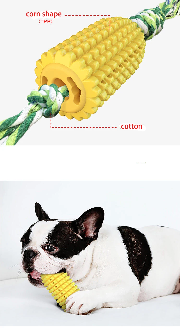 Жевательные игрушки для средних и мелких собак в форме кукурузы жевательные