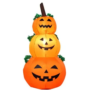 

1 Pc Halloween Scenes Lighting Inflatable Pumpkin Decor Photography Props