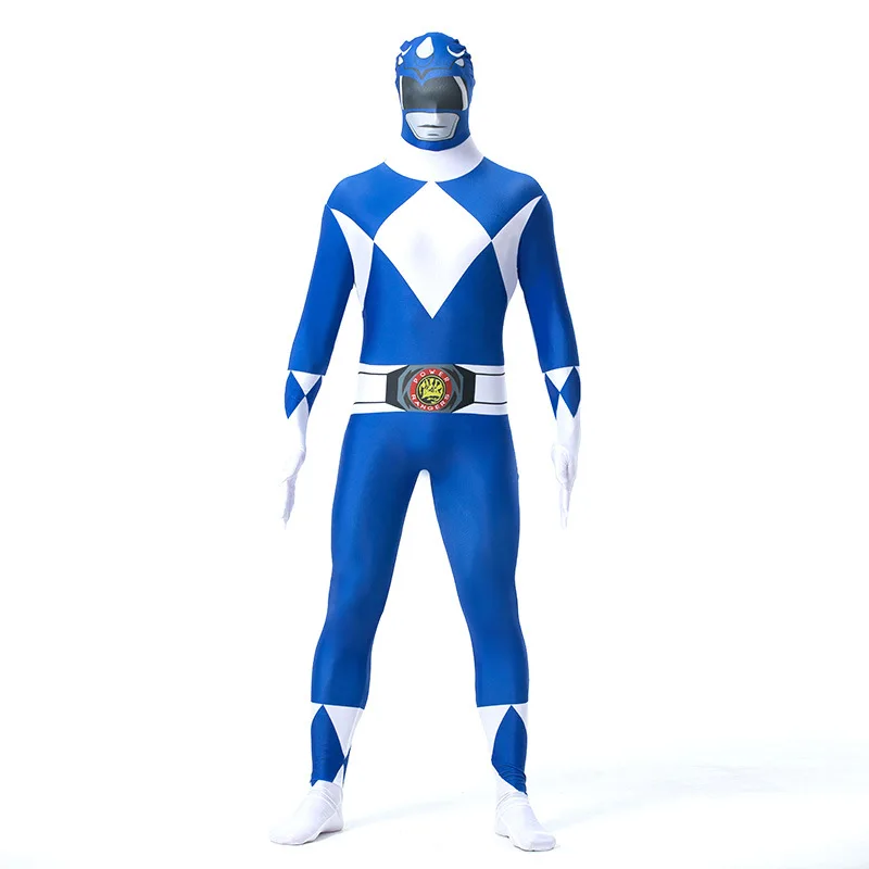 Для взрослых и детей Zentai Tight power Ranger динозавры команда косплей костюм мальчик представление на Хэллоуин шоу аниме ролевые игры комбинезон