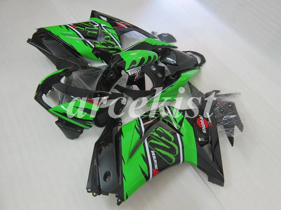 Литье под давлением мотоцикл ABS Обтекатели наборы набор подходит для kawasaki Ninja 250R EX250 2008- 08 09 10 11 12 13 14 на заказ