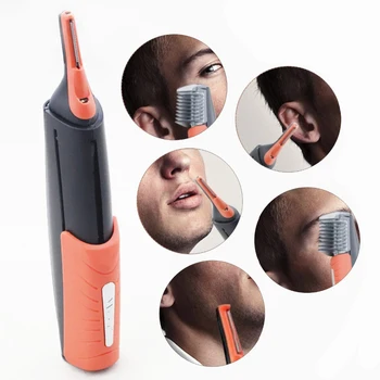 

Micro Precision Eyebrow Ear Nose Trimmer Removal Clipper Shaver Unisex Personal Electric Face Care Hair Trimer With LED Light