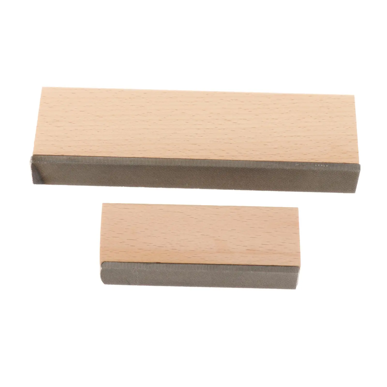 Maple Wood & Iron Frets Neck Leveling Polishing File Tool for Bass Banjo Mandolin