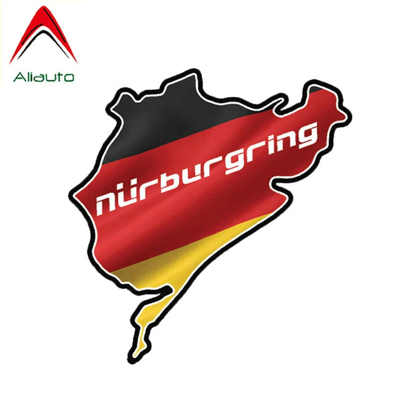 Aliauto креативные автомобильные стикеры NURBURGRING JDM бампер Виниловая наклейка окно