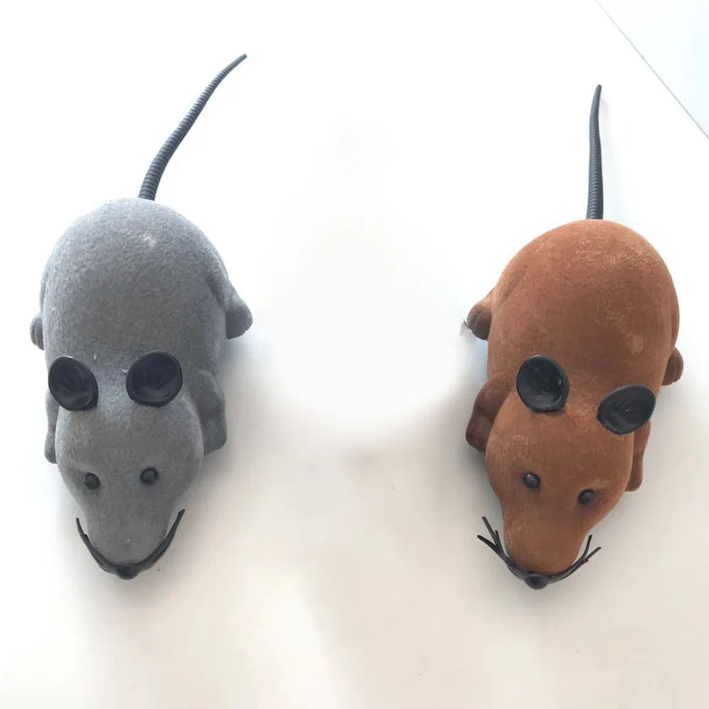 Горячая смешная мышь игрушка мышь с ПДУ игрушка кошка собака играющая игрушка RC Мыши Крысы Игрушка Животные Кошки мышь Игрушка аксессуары