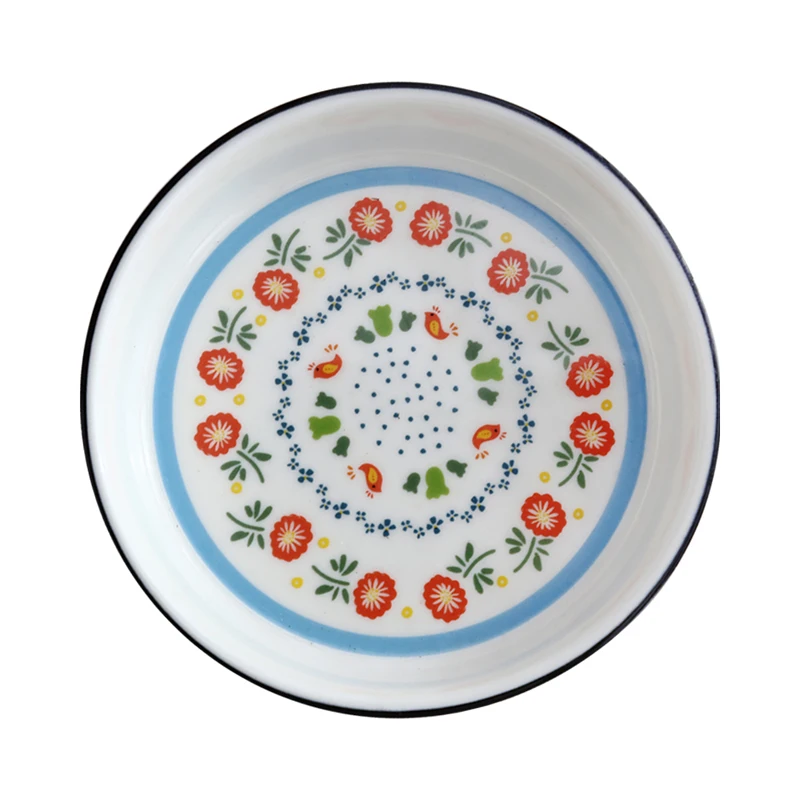 Lovely Ceramic Dinner Plate Mini Snack Dessert Tray Small Seasoning Vinegar Soy Sauce Dish Food Container Bowl Porcelain Tableware (6)