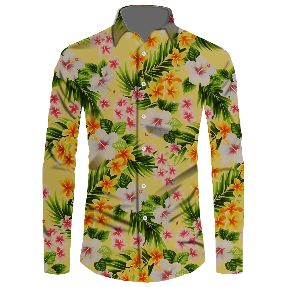 macio personalidade flor impressão frete grátis botão caber camisa masculina