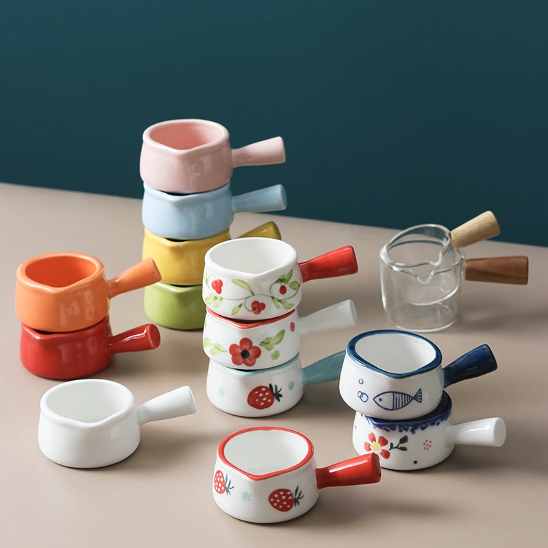 Capacity : 500ml, Color : Blue FLLOVE FANGLIANG Japanese Style Creative Milk Jugs With Handle Tableware Ceramic Matte Milk Sauce Pot Coffee Container Kids Cooking Soup Pots Capacity : 500ml, Color : Blue FLLOVE FANGLIANG Japanese Style Creative Milk Jugs With Handle Tableware Ceramic Matte Milk Sauce Pot Coffee Container Kids Cooking Soup Pots
