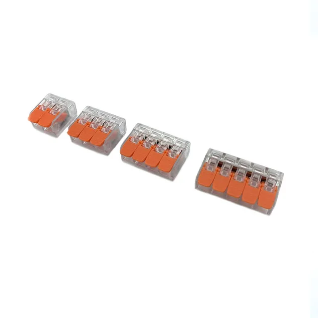 Wire Connector Electric Cable Led Connectors Splicing Mini Cage Cable Accessories Cable Splice Connectors Electronics Others cb5feb1b7314637725a2e7: 46WB|46WO|64WG|64WO