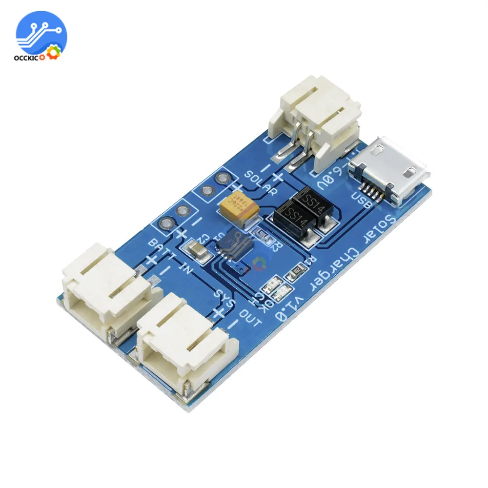 CN3065 Mini USB Solar Lithium Battery Charger Board Module Diy Lipo Li-ion Batteries Protective board | Электроника