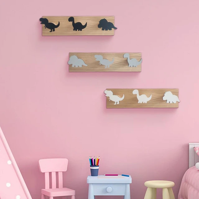 Appendiabiti da parete con dinosauro per camera dei bambini appendiabiti in  legno per decorazioni per la stanza dei giochi della scuola materna della  camera da letto dei ragazzi - AliExpress