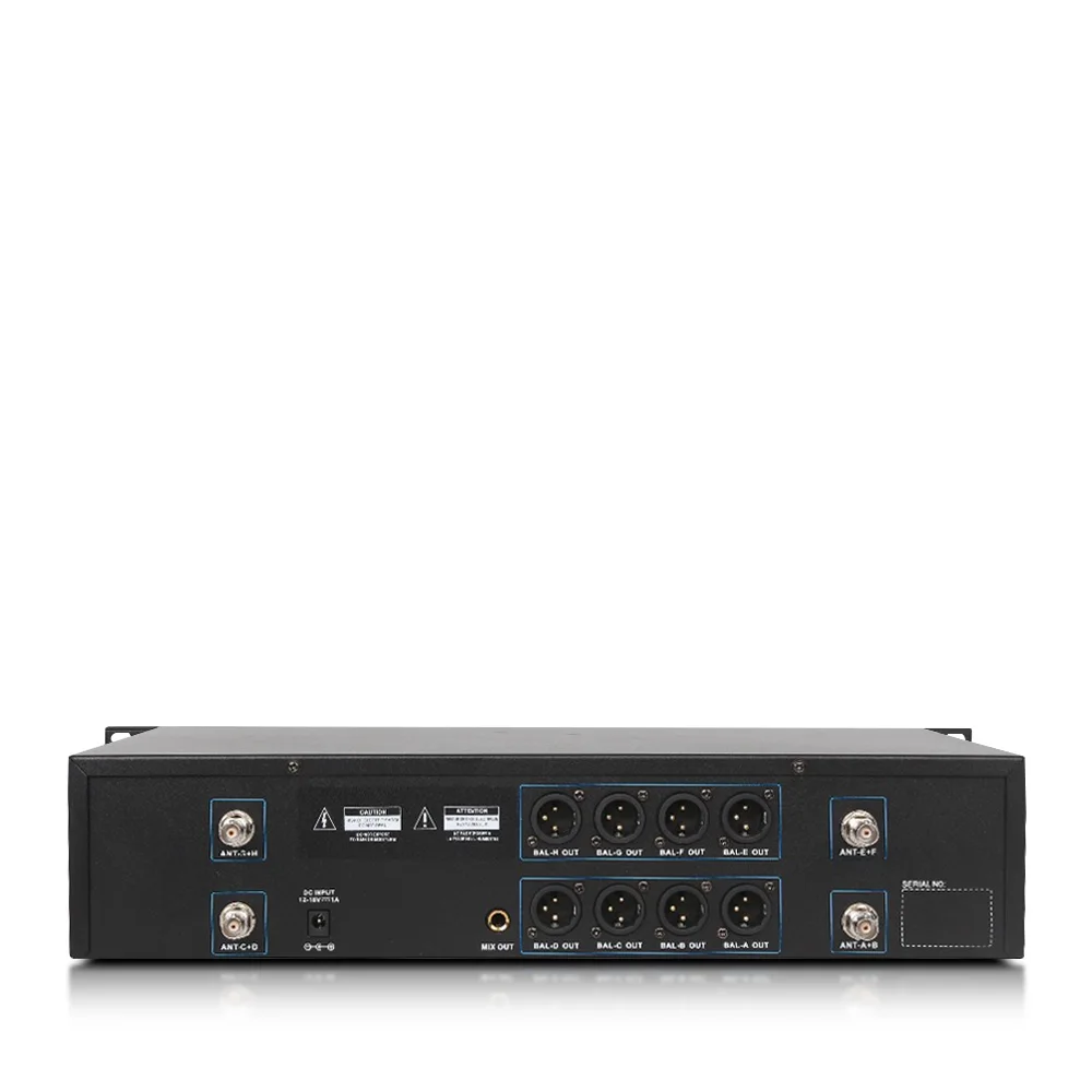 Профессиональный беспроводной микрофон R-U8800 UHF 8 портативный динамик петличный микрофон наушники семейный сбор на сцене вокальный микрофон