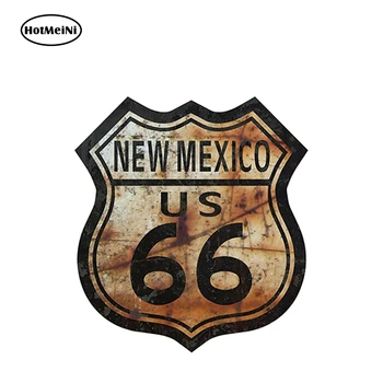 

HotMeiNi 13cm x 11.8cm Route 66 New Mexico Decal Sticker US Highway Sign Car Bumper Window Vinyl Decal Car Stickers