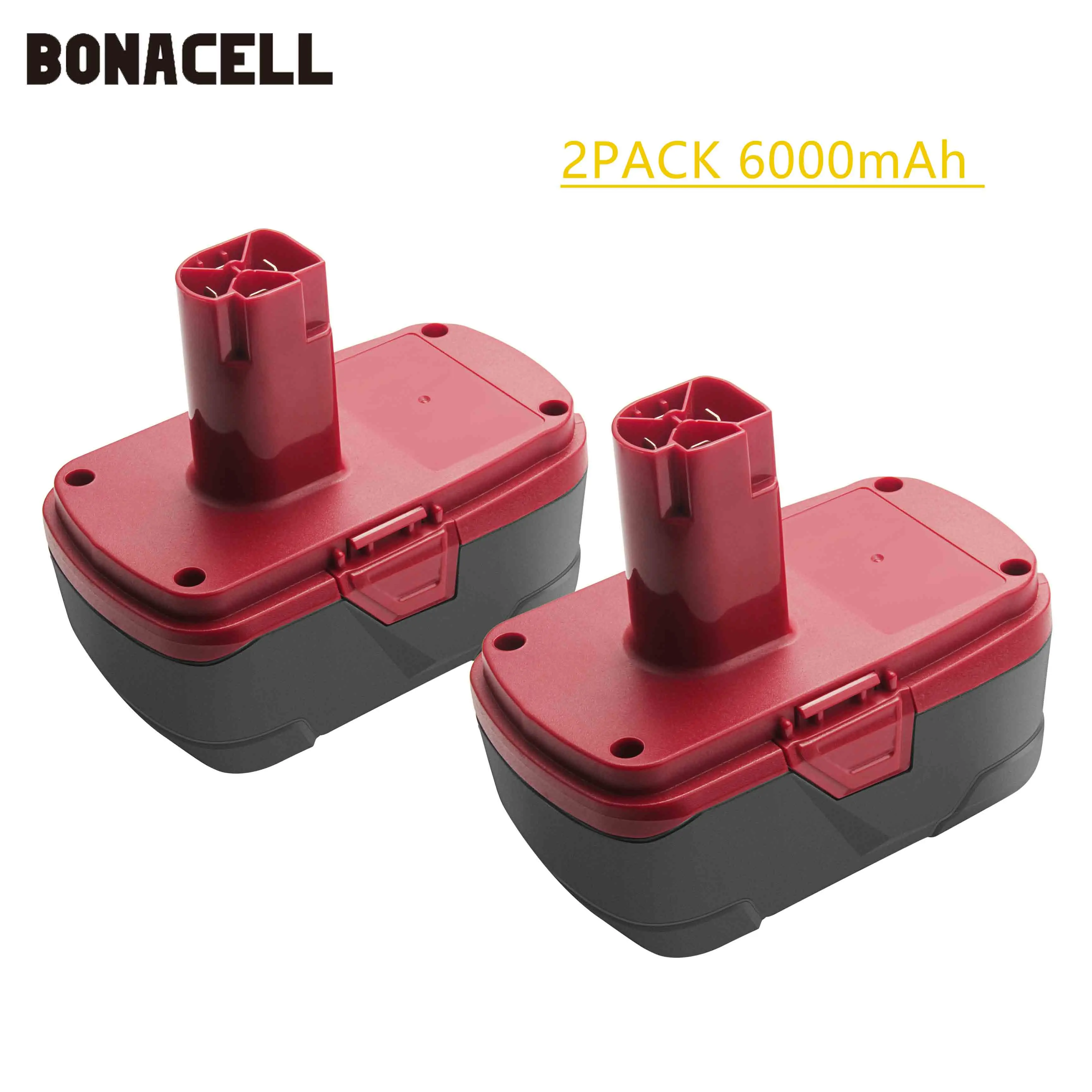 2PACK 6.0Ah Bonacell 19,2 V 6000 мА/ч, литий-ионный аккумулятор Мощность инструмент Батарея для мастера C3 11374 11375 130285003 CRS1000 10126 11569 11585 L30 - Цвет: 2PACK 6.0Ah