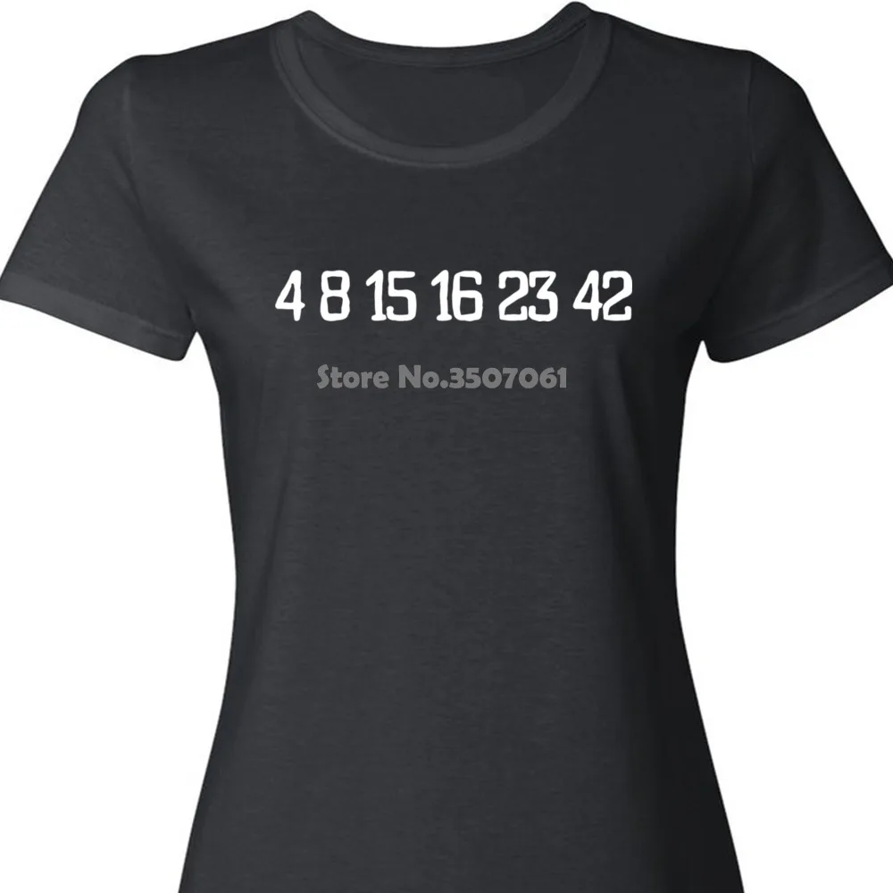 Lost Numbers 4 8 16 23 42-Mystery Tv Show-Ladies хлопковый топ новейший женский Забавный Милый худи и толстовки