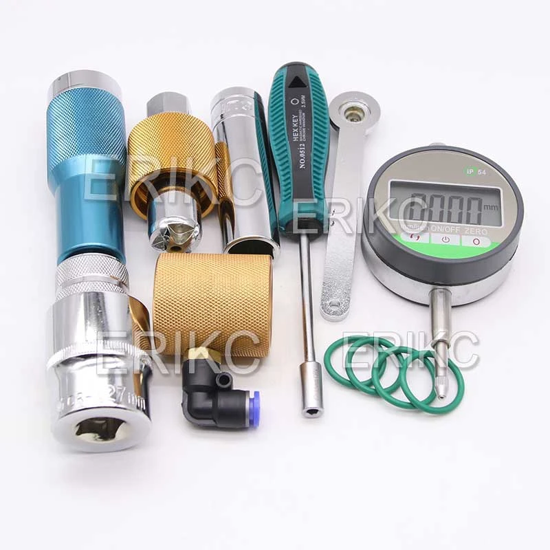 

ERIKC diesel Cat Injector Shims Gap Gasket Adjusting Measuring Tools Disassemble and Removable Kits for CAT 320D HEUI
