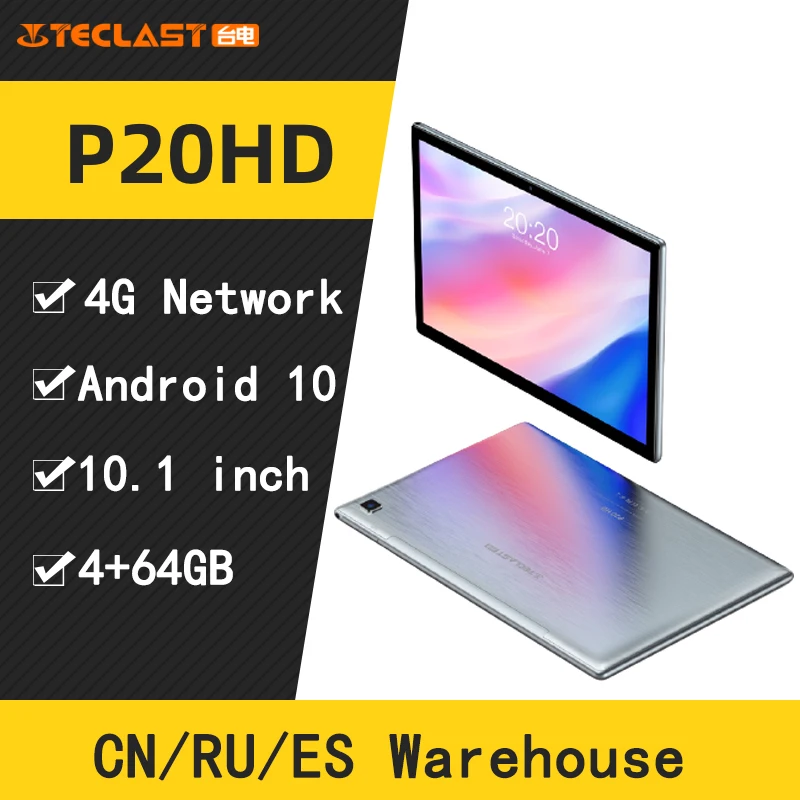Teclast P20HD планшет с 10 1 дюймовым дисплеем восьмиядерным процессором SC9863A ОЗУ 4 Гб ПЗУ