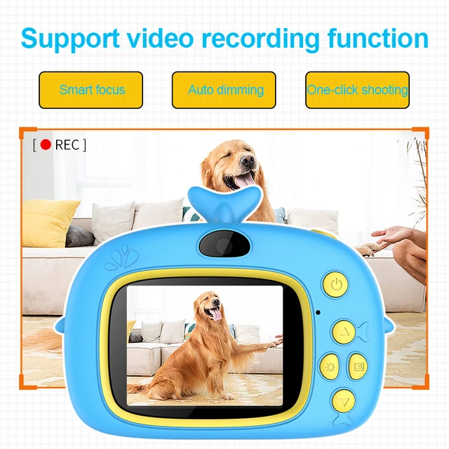 1500W Pixel Kids Digital Camera Mini Cartoon Camera 2.0 Inch IPS Children's Video Camera For Children's Toy Camera Birthday Gift 4