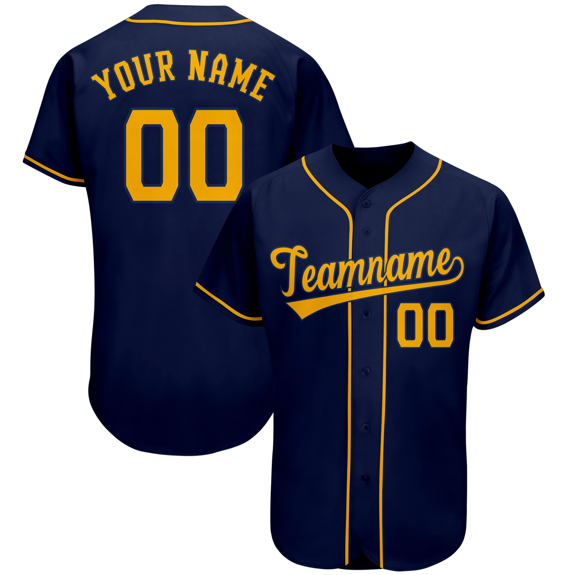 Baseball Jersey Full Sublimated Team Name/Numbers Breathable Soft Tee Shirts for Adults/Kids Outdoors Game/Party Big size