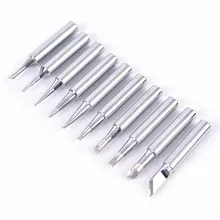 10Pcs Lead Free Soldering Iron Tip 900M-T 1C/2C/3C/1.2D/1.6D/2.4D/3.2D/I/B/K Welding Tips Head For Hakko Soldering Station