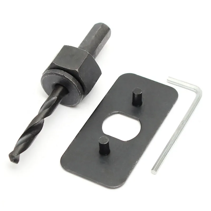 8pcs 63mm-126mm Hole Saw Drill Bit Cutter Set Wood Working Drill Bit Metal Wood Drilling Hole Cut Tool For Installing Locks