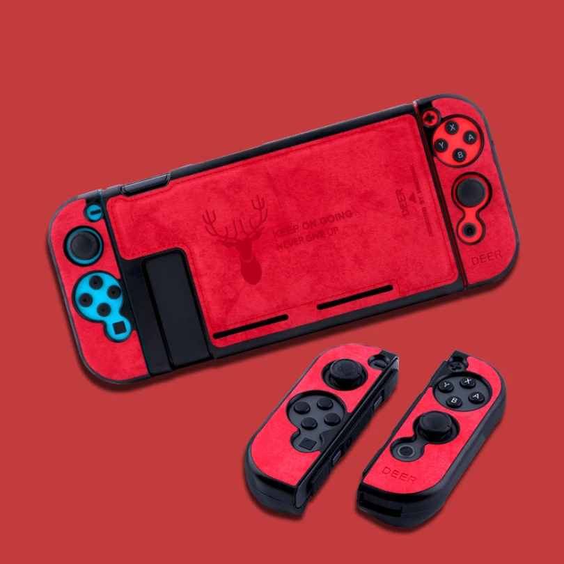 Консольный переключатель Nintendo аксессуары защитный чехол Joy-Con ткань тряпичный чехол задняя защитная крышка оболочка игровые аксессуары для NS